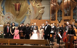 2019 Concerto winners with Amadeus Orchestra